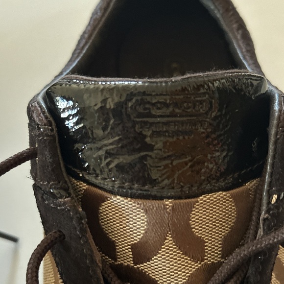 Coach Kelbie Authentic Classic Signature Low Top Sneakers Trainers - Picture 8 of 10